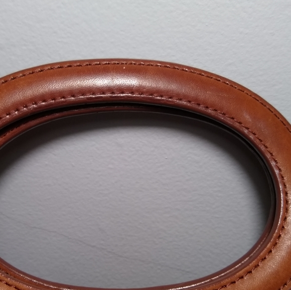 Fossil Purse Colorful Wicker Design Leather Trim - Picture 6 of 7